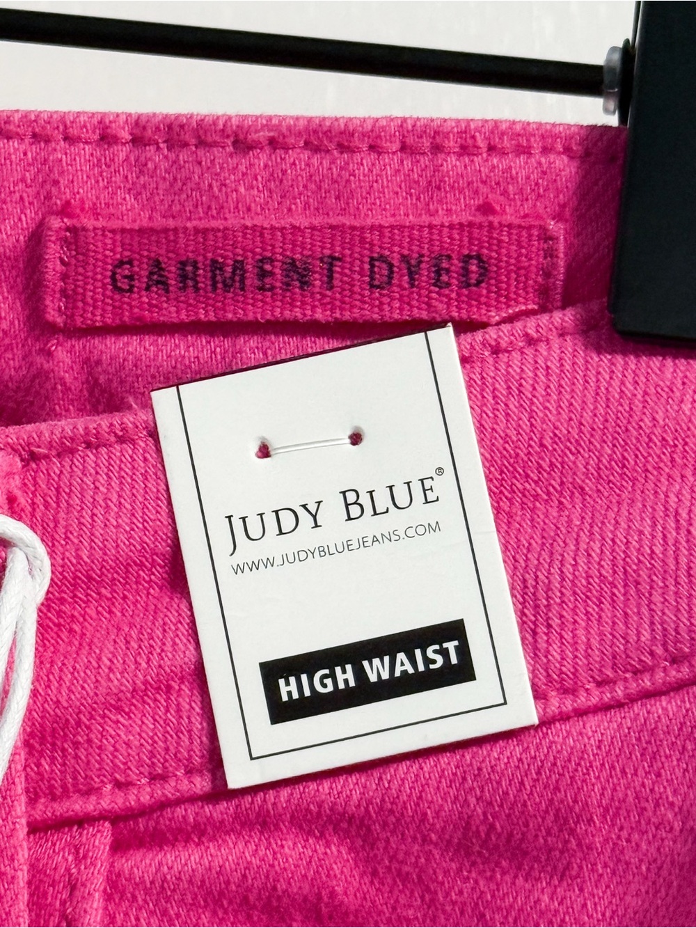 Judy Blue Pink Garment Dyed High Waist Flare Jeans 11/30 NWT - Picture 7 of 17